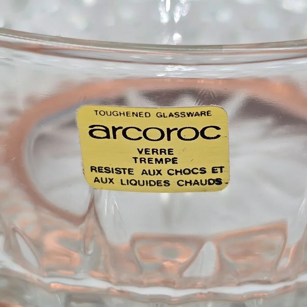 Coppercraft Guild Arcoroc Glass Bowls Set of 4 Copper Base Original Packaging - Picture 7 of 9